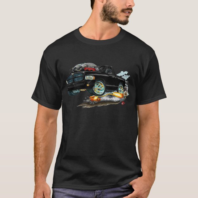 Schwarzer LKW des Dodge-SRT10 T-Shirt (Vorderseite)
