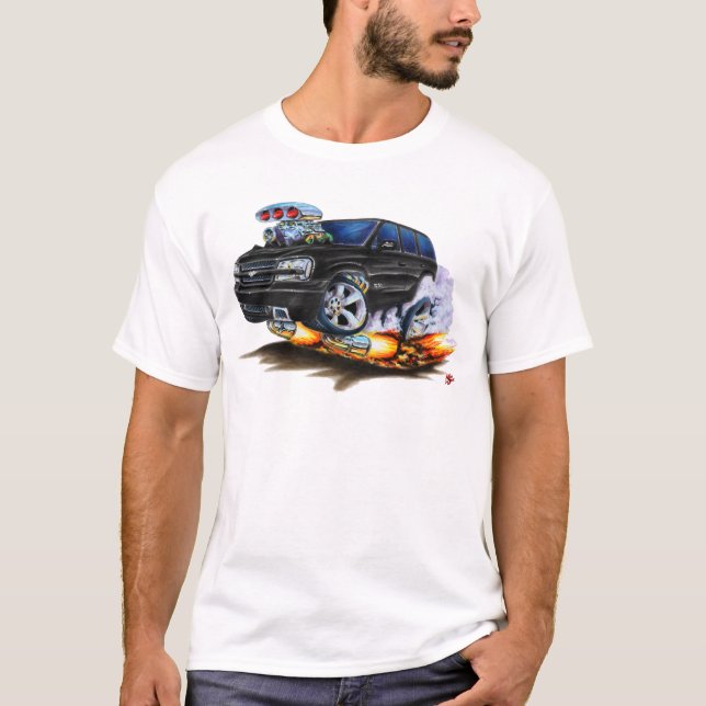 Schwarzer LKW des Trailblazer-SS T-Shirt (Vorderseite)