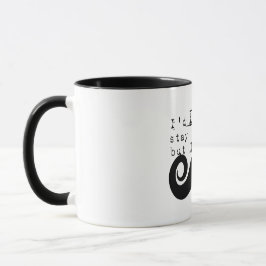 Schwarzer lustiger Humor Ich Schnurrbart Tasse