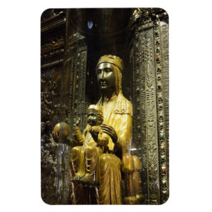 schwarzer madonna Montserrat flexi Magnet