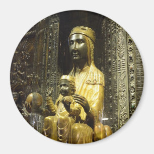 schwarzer madonna Montserrat-Magnet Magnet