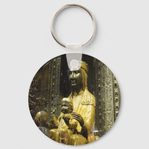 schwarzer madonna Montserrat-Schlüsselanhänger Schlüsselanhänger