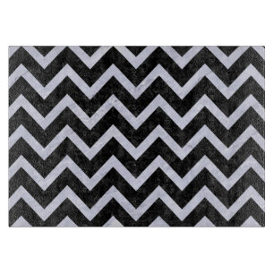 SCHWARZER MARMOR CHEVRON9 U. WEISSER MARMOR SCHNEIDEBRETT