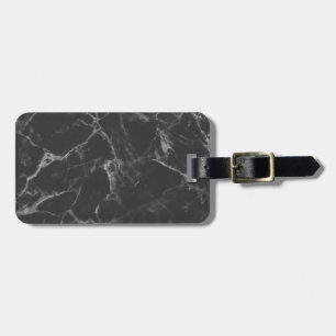 Schwarzer Marmor Gepäckanhänger