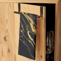 Schwarzer Marmor mit goldenem Akzent Elegante mode