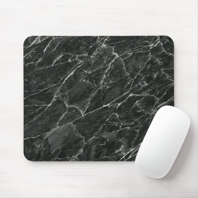 Schwarzer Marmor Mousepad (Mit Mouse)