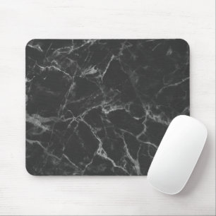 Schwarzer Marmor Mousepad