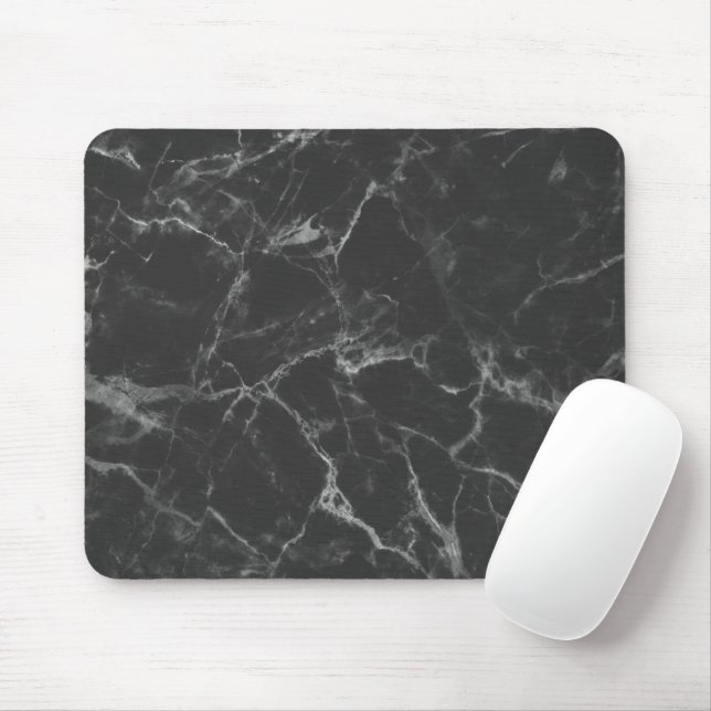 Schwarzer Marmor Mousepad (Mit Mouse)