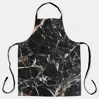 Schwarzer Marmor Naturstein abstrakter Grund Schürze