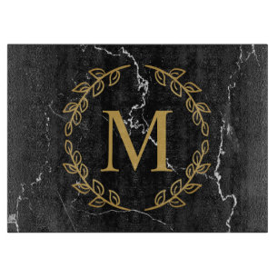 Schwarzer Marmor Schneidebrett