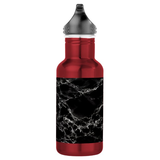 Schwarzer Marmor Stone Wasserflasche (Rechts)