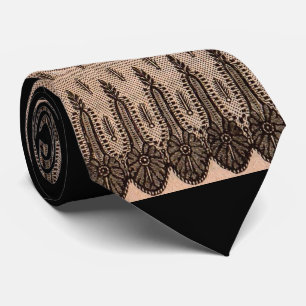 Schwarzer Mesh Krawatte