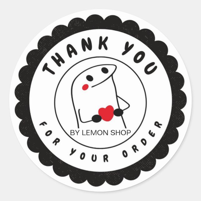 Schwarzer Minimalistischer Sternenzirkel Runder Aufkleber (Vorderseite)