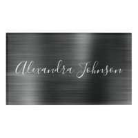 Schwarzer, moderner Beruflicher Business Metallic
