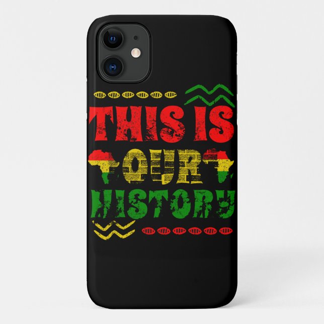 Schwarzer Monat der Geschichte, afrikanisch-amerik Case-Mate iPhone Hülle (Rückseite)