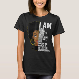 Schwarzer Monat der Geschichte für Frauen schwarza T-Shirt