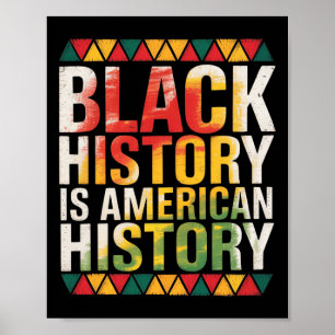 Schwarzer Monat Geschichte ist amerikanische Gesch Poster