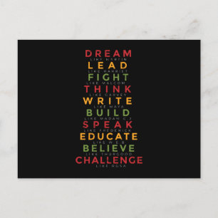 Schwarzer Monat Postkarte