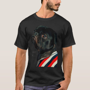 Schwarzer Mops Frauen Männer Mops Mama Vater Leben T-Shirt