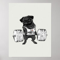 Schwarzer Mops-Lift | Funny Mops Lover
