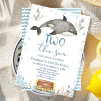 Schwarzer Mörder Whale Zwei Meere 2. Geburtstag