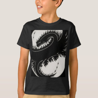 Schwarzer/Muurlotus T-Shirt