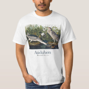 Schwarzer Nachtheron von John James Audubon T-Shirt