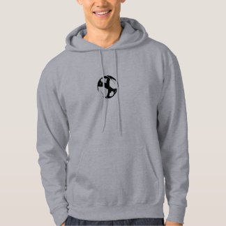 Schwarzer natürlicher NachrichtenHoodie Hoodie