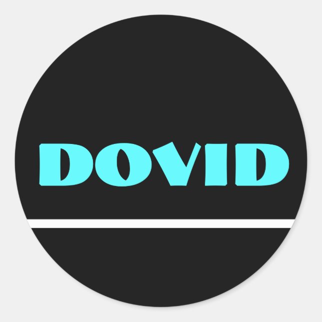 Schwarzer Neon-Upper Runder Aufkleber (Vorderseite)