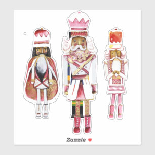 Schwarzer Nutcracker, kundenspezifisch geschnitten Aufkleber