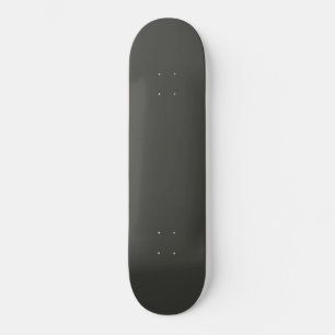 Schwarzer Olivenbaum (feste Farbe) Skateboard