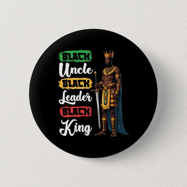 Schwarzer Onkel Schwarzer Führer Schwarzer König A Button (Vorderseite)