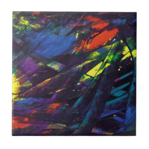 Schwarzer Opal Fliese