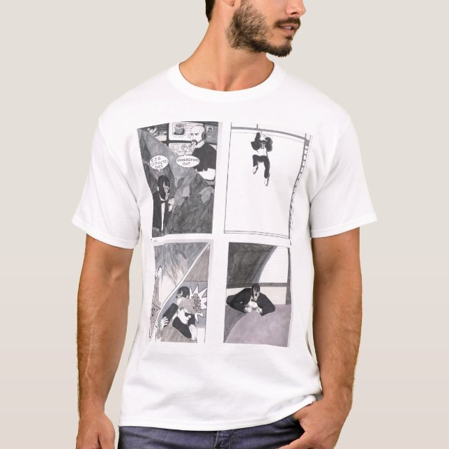 "Schwarzer Ops Mambo-" Platten-T - Shirt (Vorderseite)