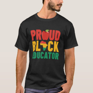 Schwarzer Pädagoge Frauen Männer stolz Black Educa T-Shirt