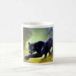 Schwarzer Panther (11) Wildkatze Kaffeetasse