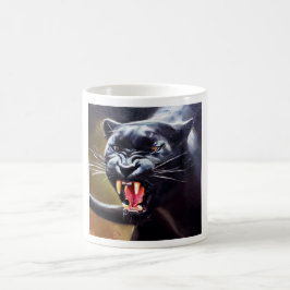 Schwarzer Panther (12) Wildkatze Kaffeetasse