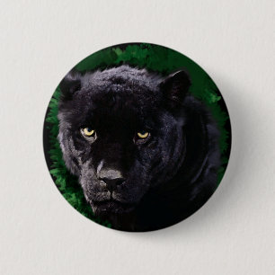 Schwarzer Panther Button
