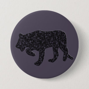 Schwarzer Panther Button