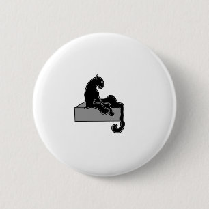 Schwarzer Panther Button