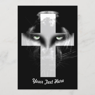 Schwarzer Panther Einladung