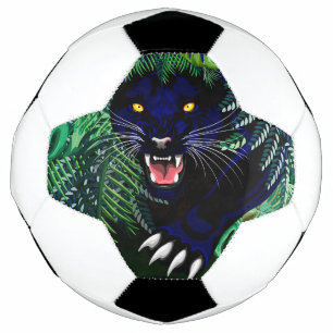 Schwarzer Panther Geist des Dschungels Fußball