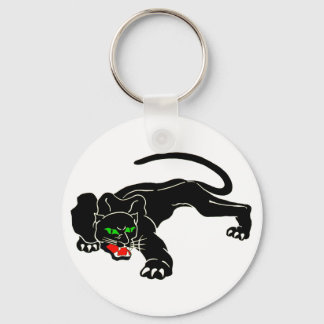 Schwarzer Panther - Große CAT Schlüsselanhänger
