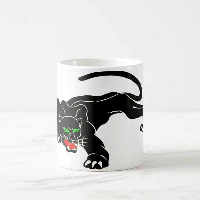 Schwarzer Panther - großer CAT Tasse (Mittel)