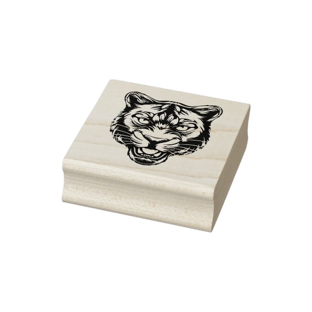 Schwarzer Panther Gummistempel (Stempel)