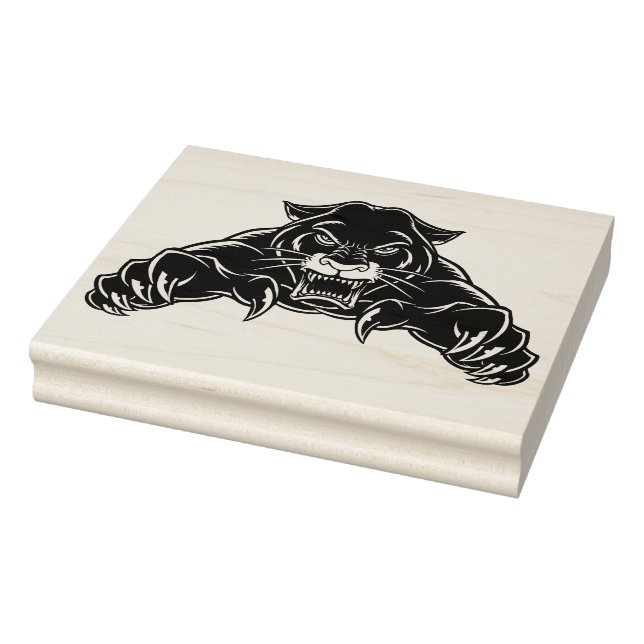 Schwarzer Panther Gummistempel (Stempel)