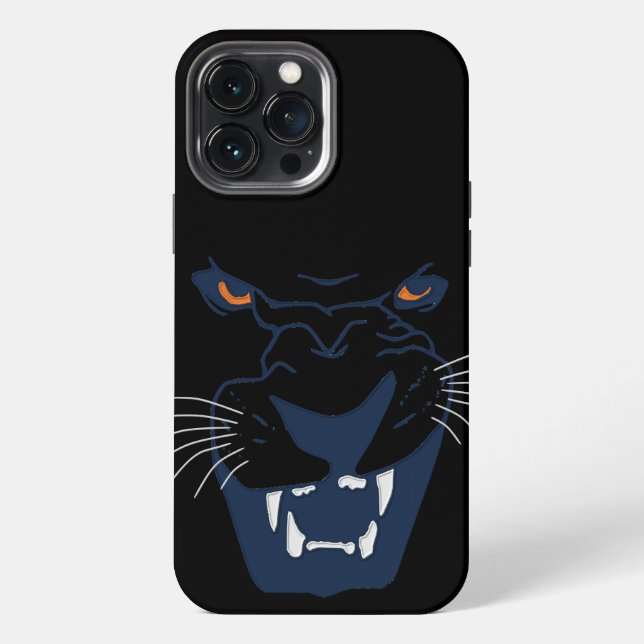 Schwarzer Panther iPhone Hülle (Rückseite)