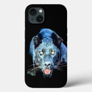 Schwarzer Panther Jaguar Augen iPhone 13 Hülle