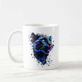 Schwarzer Panther Kaffeetasse
