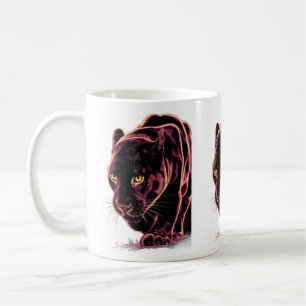 Schwarzer Panther Kaffeetasse